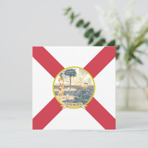 Florida Flag: Der Sonnenschein-Staat von Floridian Einladung