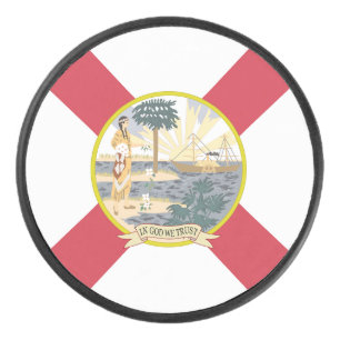 Florida Flag: Der Sonnenschein-Staat von Floridian Eishockey Puck