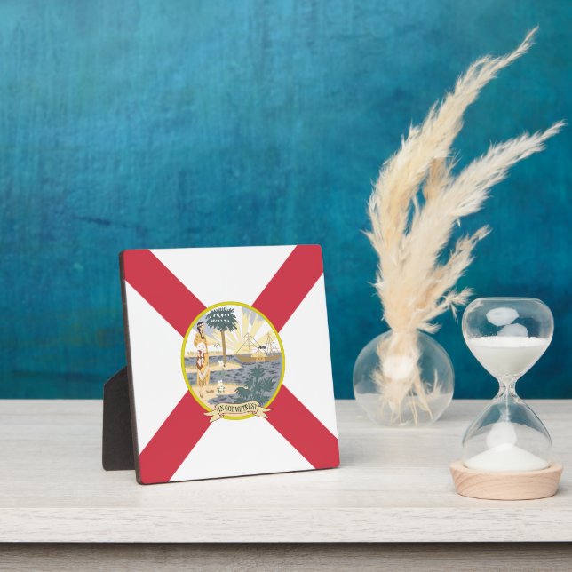 Florida Flag: Der Sonnenschein-Staat von Floridian Fotoplatte (InSitu)