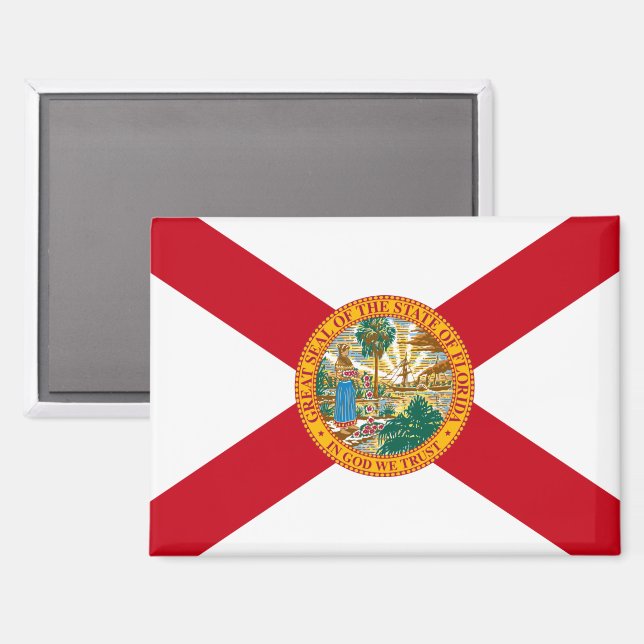 Florida Flag: Der Sonnenschein-Staat von Floridian Magnet (Vorderseite/Rückseite)