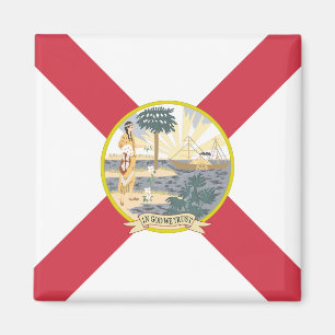 Florida Flag: Der Sonnenschein-Staat von Floridian Magnet