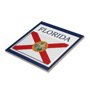 Florida Flag Design Tile Fliese