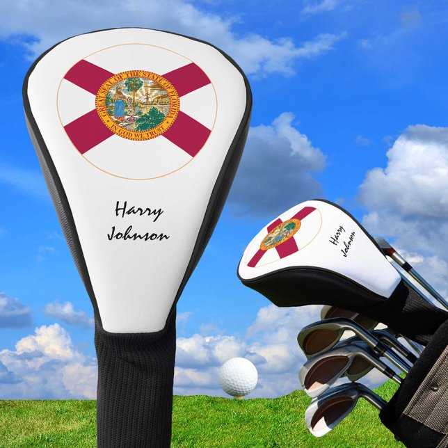 Florida Flag & Mit Monogramm Golf Clubs Cover Headcover (Von Creator hochgeladen)