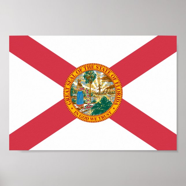 Florida Flag Poster (Vorne)