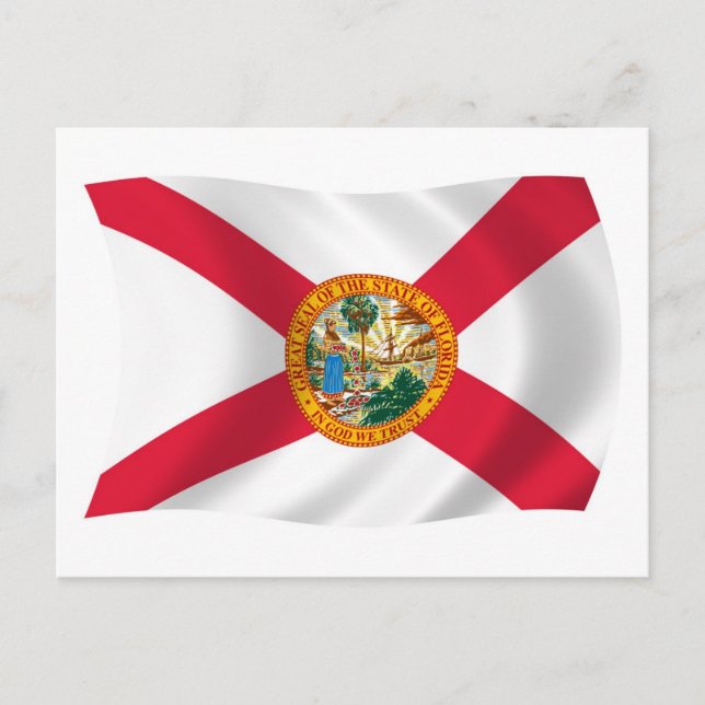 Florida Flag Postkarte (Vorderseite)