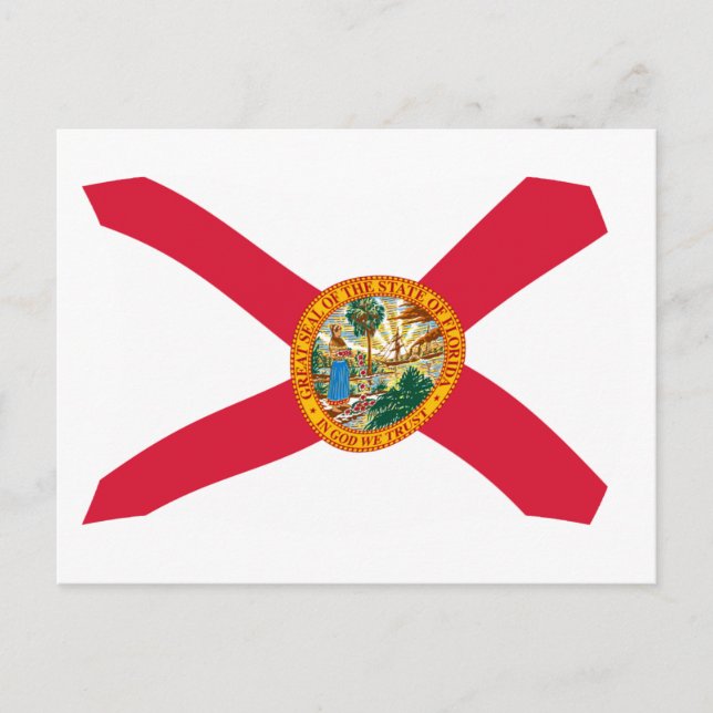 Florida Flag Postkarte (Vorderseite)