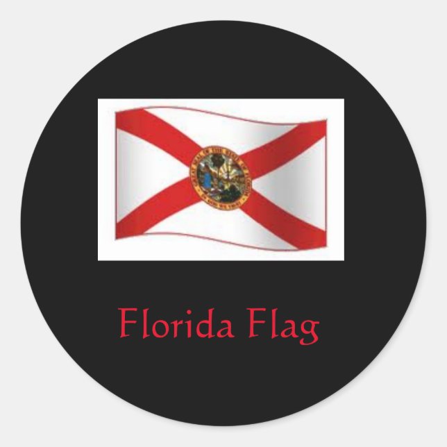 Florida Flag Sticker (Vorderseite)