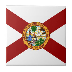 Florida-Flagge Fliese