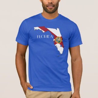 Florida Flagge-Karte Shirt