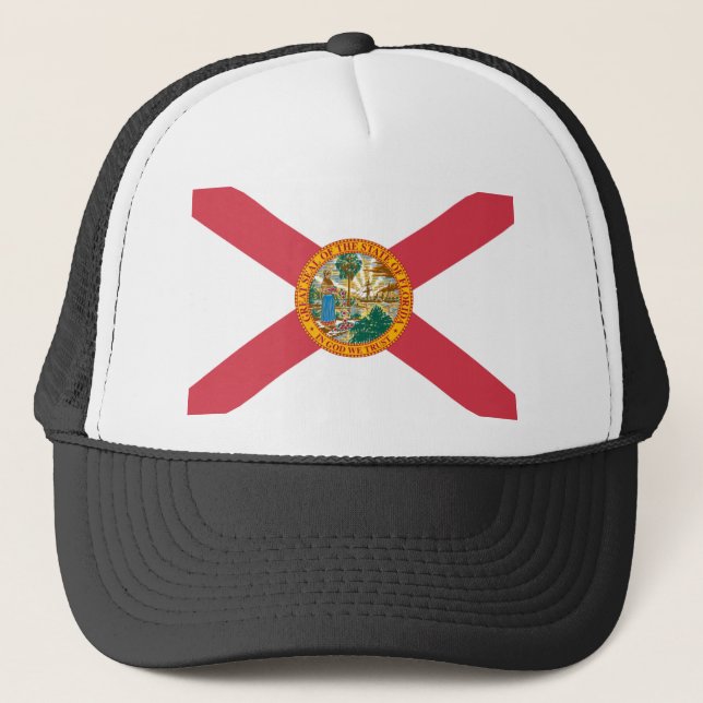 Florida-Flagge Truckerkappe (Vorderseite)