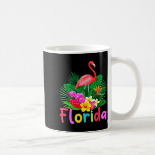 Florida Flamingo tropische Pflanze Sommerurlaub Kaffeetasse