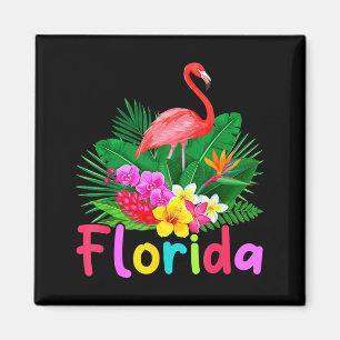 Florida Flamingo tropische Pflanze Sommerurlaub Magnet