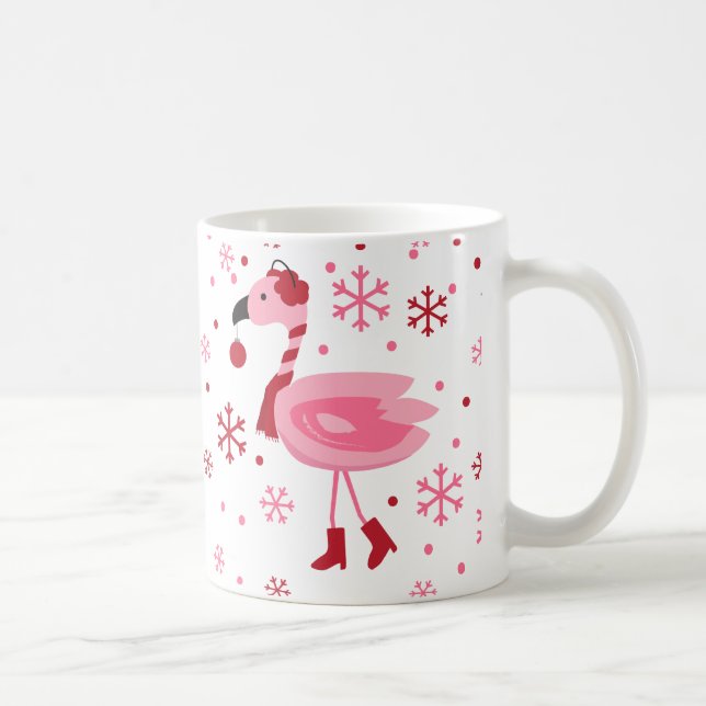 Florida-Flamingo-tropischer Kaffeetasse (Rechts)