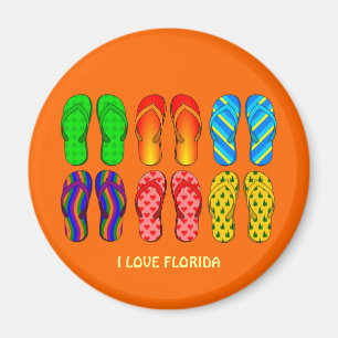 Florida: Flip Flops Magnet