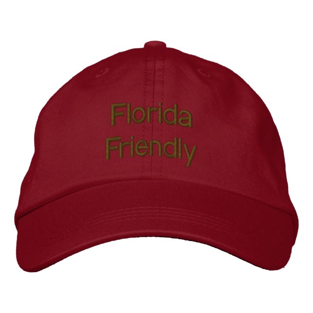 Florida Friendly Bestickte Kappe (Vorderseite)