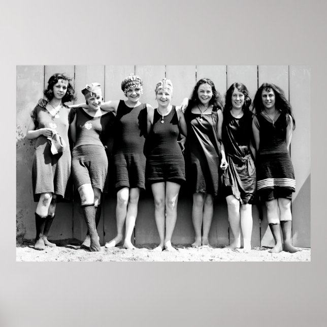 Florida Frühlingspause Badefreuden 1920 Poster (Vorne)