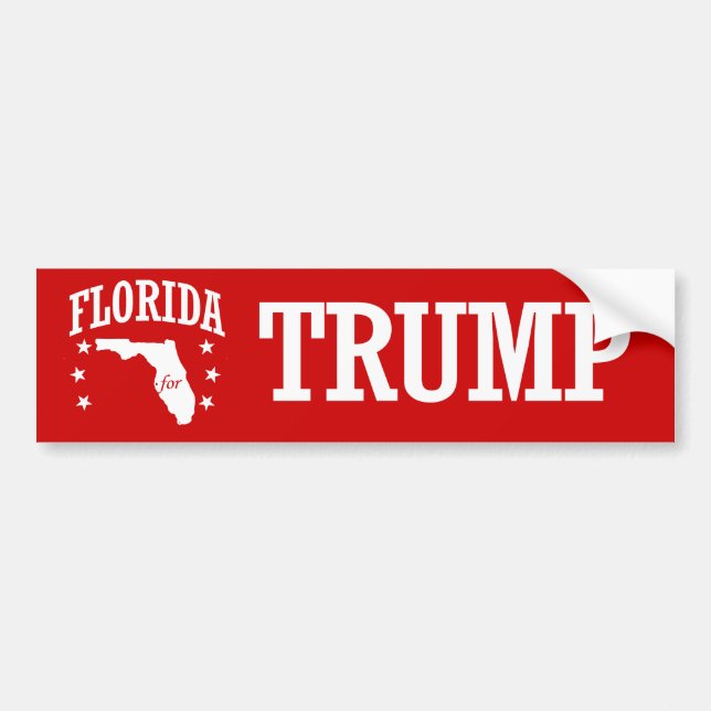 FLORIDA FÜR TRUMPF AUTOAUFKLEBER (Vorne)