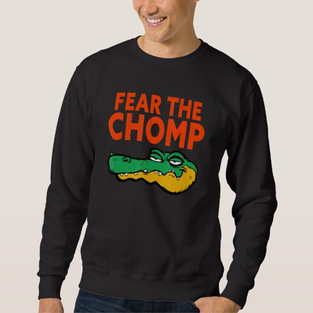 Florida fürchtet den Chomp Gator 1 Sweatshirt (Vorderseite)