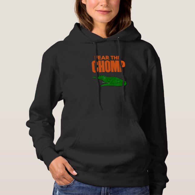 Florida fürchtet den Chomp-Gator Hoodie (Vorderseite)