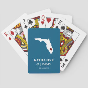 Florida Gastgeschenk Hochzeit Deck Karten, Staat K Spielkarten