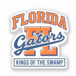 Florida Gators Könige des Sumpfes Vintage College Aufkleber