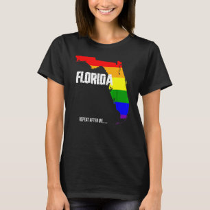 Florida Gay Say Gay Wiederholung nach mir Lgbtq Ga T-Shirt