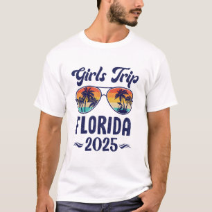 Florida Girls Trip Beach Urlaub 2025 Matching Gr T-Shirt