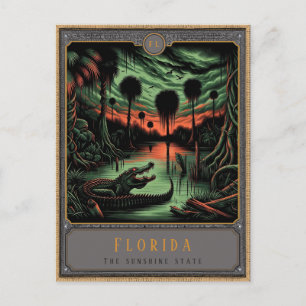 Florida Gothic Art Postkarte