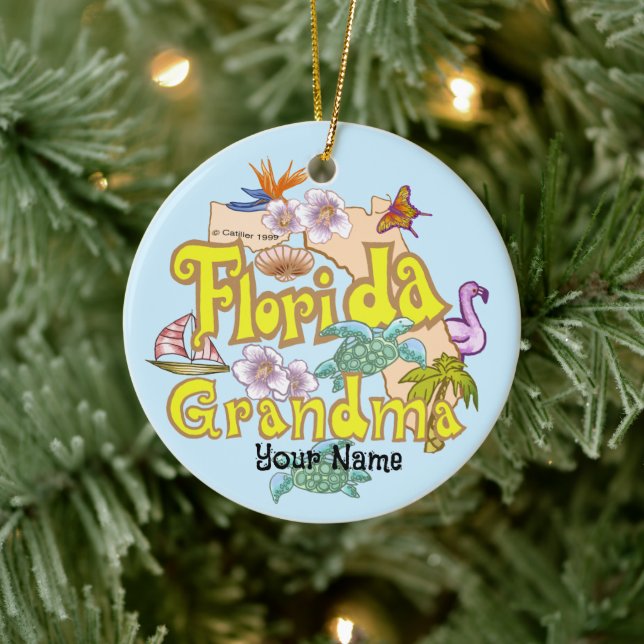 Florida Grandma Keramik Ornament (Baum)