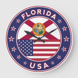 Florida Große Wanduhr