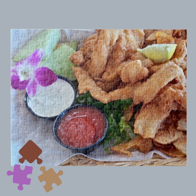 Florida Grouper Fingers Sanibel Island Marina Puzzle (Von Creator hochgeladen)