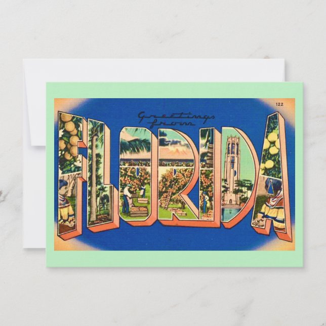 Florida Grußankündigung (Vorderseite)