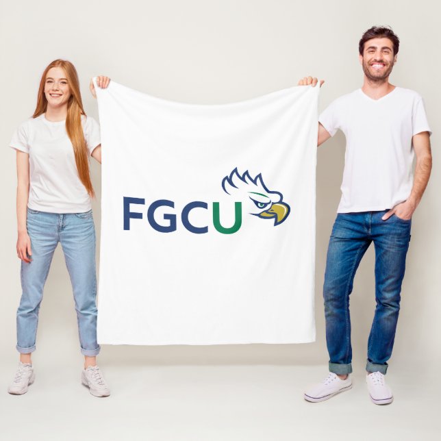 Florida Gulf Coast University Eagles Fleecedecke (Beispiel)