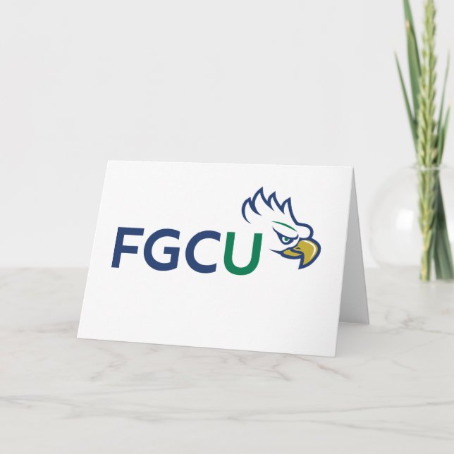 Florida Gulf Coast University Eagles Karte (Vorderseite)