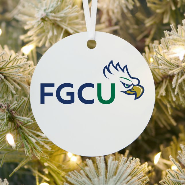 Florida Gulf Coast University Feiertag Ornament Aus Metall (InSitu)