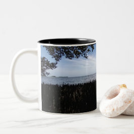 Florida Gulf Shore Relaxen Natural Beach Foto Zweifarbige Tasse