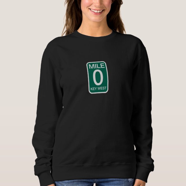 Florida hält US Highway Mile 0 Key West Sweatshirt (Vorderseite)