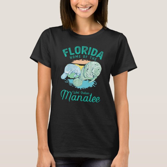 Florida Heimat der Seekuh  1 T-Shirt (Vorderseite)