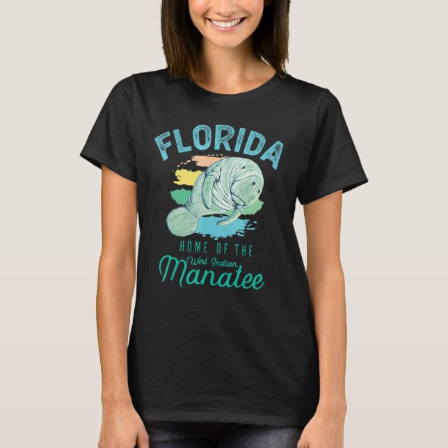 Florida, Heimat der Seekuh T-Shirt (Vorderseite)