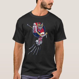 Florida Hockey Torwart Bestie Eis Panther Puma Kat T-Shirt