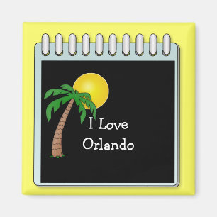 Florida: I Liebe Orlando Magnet