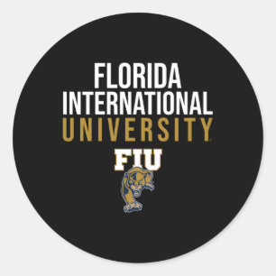 Florida International Fiu Panthers gestapelt Runder Aufkleber