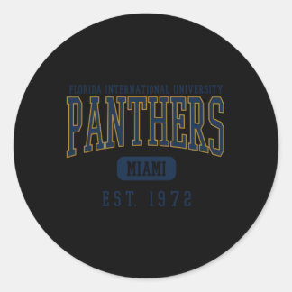 Florida International Fiu Panthers Gründungsdatum Runder Aufkleber
