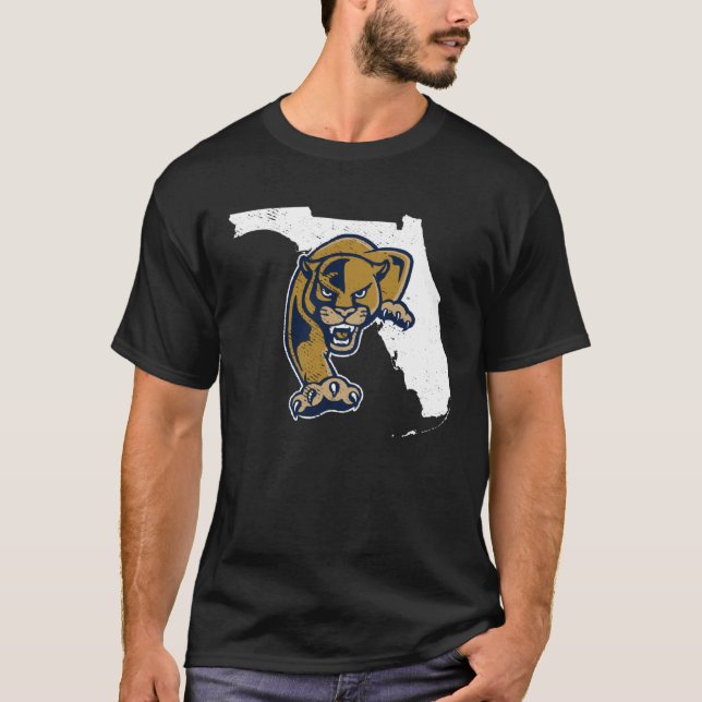 Florida International FIU Panthers State Shape T-Shirt (Vorderseite)