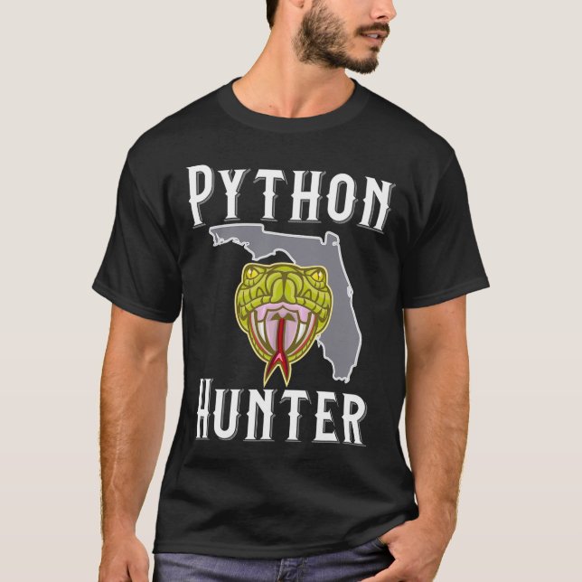Florida Invasive Pythons Jagen T-Shirt (Vorderseite)