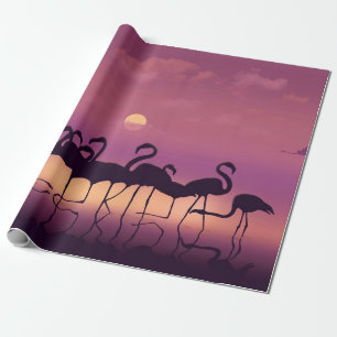 Florida ist in den Beinen einer Herde von F ausges Geschenkpapier