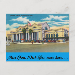 Florida, Jacksonville, Terminal Station Postkarte