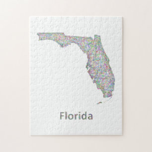 Florida-Karte Puzzle