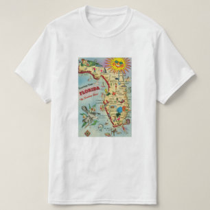 Florida Karte T-Shirt