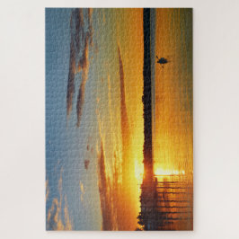 Florida Kayaker bei Sunset Puzzle